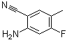 structure of CAS# 1037206-84-0, 2-氨基-4-氟-5-甲基苯甲腈
