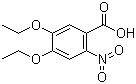structure of CAS# 103796-34-5, 4,5-二乙氧基-2-硝基苯甲酸