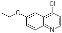 structure of CAS# 103862-63-1, 4-氯-6-乙氧基喹啉