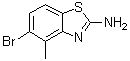 structure of CAS# 103873-80-9, 5-溴-4-甲基-2-苯并噻唑胺