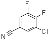 structure of CAS# 103879-29-4, 3-氯-4,5-二氟苯甲腈