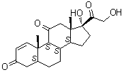 CAS 登录号：103881-93-2, (5alpha)-17,21-二羟基-孕甾-1-烯-3,11,20-三酮