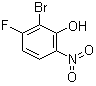 2-Bromo-3-fluoro-6-nitrophenol molecular structure (CAS 103979-08-4)