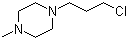 structure of CAS# 104-16-5, 1-(3-Chloropropyl)-4-methylpiperazine