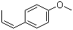 structure of CAS# 104-46-1, cis-Anethol