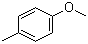 structure of CAS# 104-93-8, 4-Methylanisole