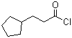 CAS 登录号：104-97-2, 3-环戊基丙酰氯