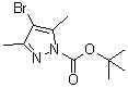 4-Bromo-3,5-dimethylpyrazole-1-carboxylic acid tert-butyl ester molecular structure (CAS 1040276-87-6)