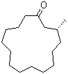 structure of CAS# 10403-00-6, (R)-Muscone