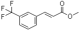structure of CAS# 104201-66-3, (E)-3-(三氟甲基)肉桂酸甲酯