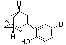structure of CAS# 104224-68-2, 2-(1-Adamantyl)-4-bromophenol