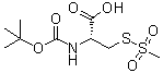 CAS 登录号：1043867-42-0, N-[叔丁氧羰基]-S-(甲基磺酰基)-L-半胱氨酸