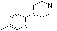 structure of CAS# 104395-86-0, 1-(5-甲基-2-吡啶基)哌嗪