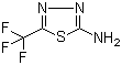 structure of CAS# 10444-89-0, 2-氨基-5-三氟甲基-1,3,4-噻二唑