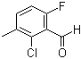 CAS 登录号：104451-99-2, 2-氯-6-氟-3-甲基苯甲醛