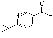structure of CAS# 104461-06-5, 2-tert-Butylpyrimidine-5-carbaldehyde