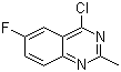 structure of CAS# 1044768-44-6, 4-Chloro-6-fluoro-2-methylquinazoline