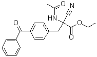 CAS # 104504-38-3, N-Acetyl-4-benzoyl-alpha-cyano-DL-phenylalanine ethyl ester