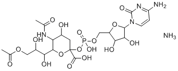 CAS # 1045785-97-4, CMP-Neu5,9Ac2, β-Neuraminic acid, N-acetyl-, 9-acetate 2-(hydrogen 5'-cytidylate), ammonium salt (1:2)
