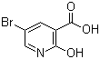 structure of CAS# 104612-36-4, 5-Bromo-2-hydroxynicotinic acid
