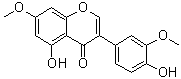 structure of CAS# 104668-88-4, 7,3'-Di-O-methylorobol