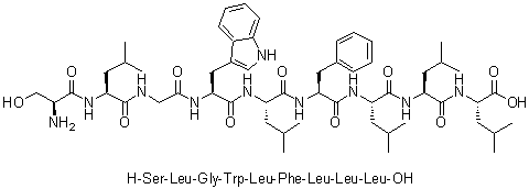 CAS # 1048002-78-3, L-Seryl-L-leucylglycyl-L-tryptophyl-L-leucyl-L-phenylalanyl-L-leucyl-L-leucyl-L-leucine