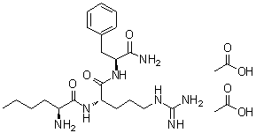CAS 登录号：104809-29-2, L-正亮氨酰-L-精氨酰-L-苯丙氨酰胺二乙酸盐