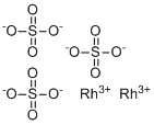 Rhodium(III) sulfate molecular structure (CAS 10489-46-0)