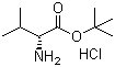 structure of CAS# 104944-18-5, D-Valine tert-butyl ester hydrochloride