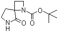 structure of CAS# 1049730-83-7, 5-氧代-1,6-二氮杂螺[3.4]辛烷-1-羧酸叔丁酯