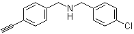 CAS 登录号：1049809-94-0, 4-氯-N-[(4-乙炔基苯基)甲基]苯甲胺