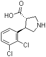 CAS # 1049978-56-4, (3S,4R)-4-(2,3-Dichlorophenyl)pyrrolidine-3-carboxylic acid