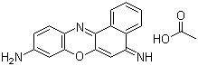structure of CAS# 10510-54-0, Cresyl violet acetate