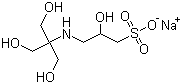 structure of CAS# 105140-25-8, 3-[N-三(羟甲基)甲氨基]-2-羟基丙磺酸钠
