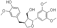 structure of CAS# 105256-12-0, (2alpha,3beta,4beta)-(±)-四氢-2-(4-羟基-3,5-二甲氧基苯基)-4-[(4-羟基-3-甲氧基苯基)甲基]-3-呋喃甲醇