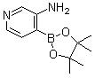 structure of CAS# 1052714-68-7, 3-氨基吡啶-4-硼酸频哪醇酯