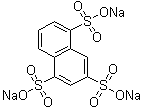 structure of CAS# 10533-44-5, Trisodium 1,3,5-naphthalenetrisulfonate