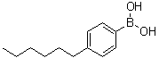 structure of CAS# 105365-50-2, 4-Hexylphenylboronic acid
