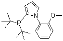 N-(2-Methoxyphenyl)-2-(di-tert-butylphosphino)pyrrole molecular structure (CAS 1053658-91-5)