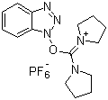 structure of CAS# 105379-24-6, (Benzotriazol-1-yloxy)dipyrrolidinocarbenium hexafluorophosphate