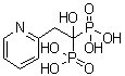 structure of CAS# 105462-23-5, P,P'-[1-羟基-2-(2-吡啶基)亚乙基]二膦酸