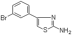structure of CAS# 105512-81-0, 2-氨基-4-(3-溴苯基)噻唑