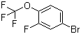 structure of CAS# 105529-58-6, 4-Bromo-2-fluoro-1-(trifluoromethoxy)benzene
