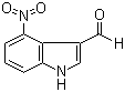 structure of CAS# 10553-11-4, 4-硝基吲哚-3-甲醛