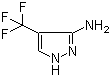 structure of CAS# 1056139-87-7, 4-三氟甲基-1H-吡唑-3-胺