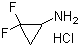 structure of CAS# 105614-25-3, 2,2-二氟环丙-1-基胺盐酸盐