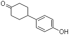 structure of CAS# 105640-07-1, 4-(4-Hydroxyphenyl)cyclohexanone