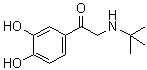 CAS # 105644-17-5, 1-(3,4-Dihydroxyphenyl)-2-[(1,1-dimethylethyl)amino]ethanone