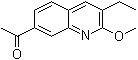 CAS 登录号：1056892-08-0, 1-(3-乙基-2-甲氧基-7-喹啉基)乙酮
