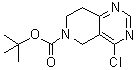structure of CAS# 1056934-87-2, 4-氯-7,8-二氢吡啶并[4,3-d]嘧啶-6(5H)-羧酸叔丁酯